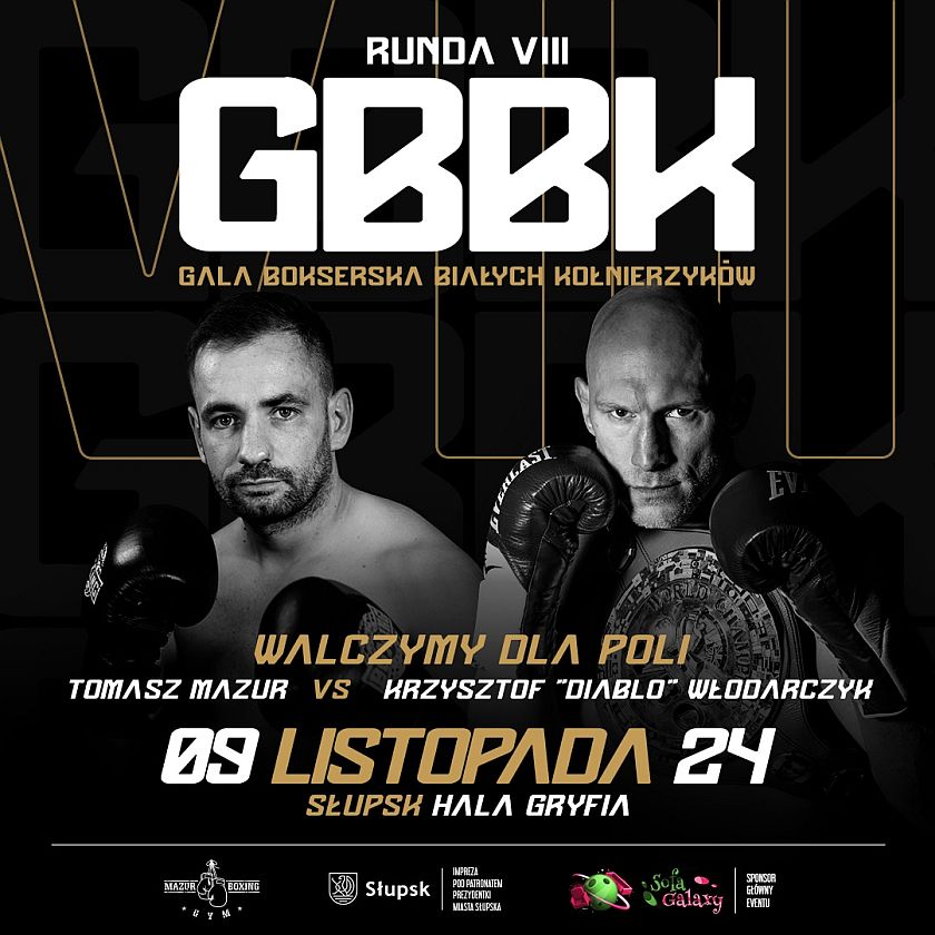 VIII Runda GBBK w Słupsku - Bokserska Gala Białych Kołnierzyków