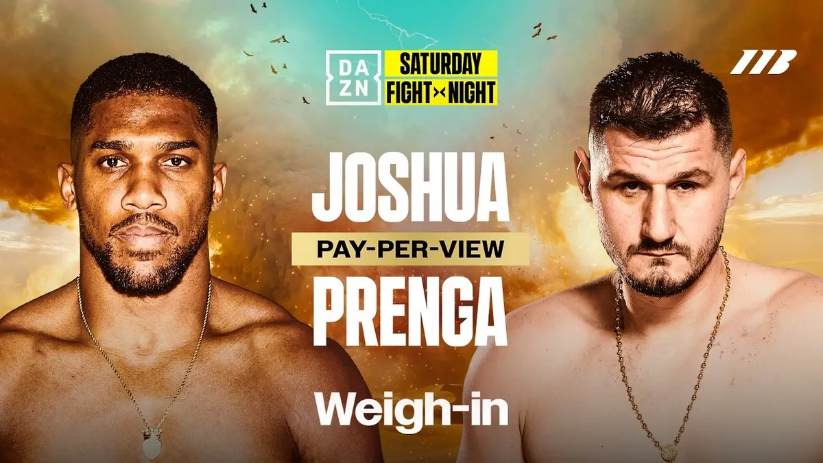 Na żywo: Ważenie przed walką Joshua vs Prenga